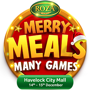 Roza Merry Meal & Many Games Logo